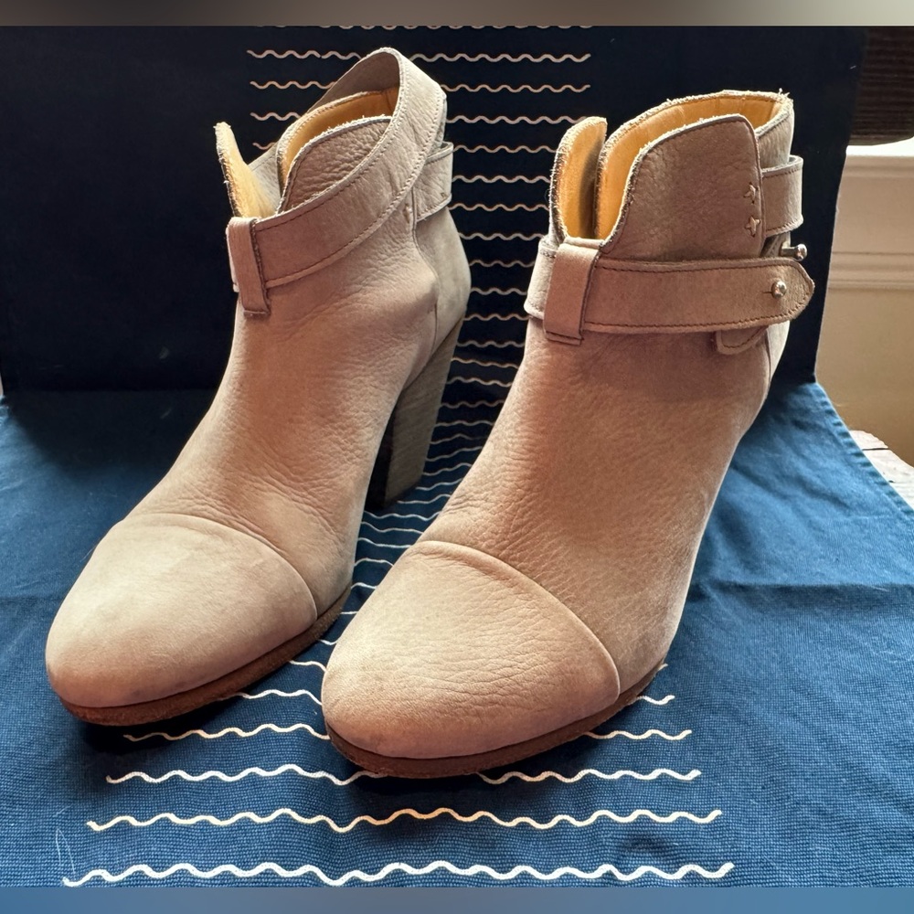 Rag & Bone Harrow Beige Boots- Size 37.5/ 7.5